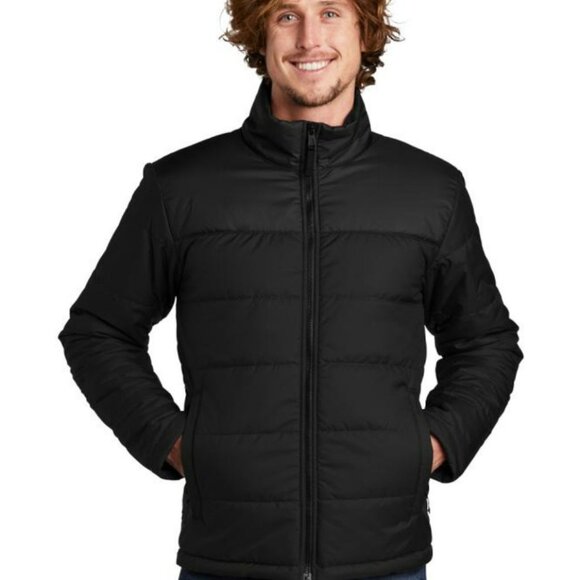 The North Face Insulated Jacket Men Big XXXL Black Puffer Outdoors Astrazeneca - Picture 1 of 7